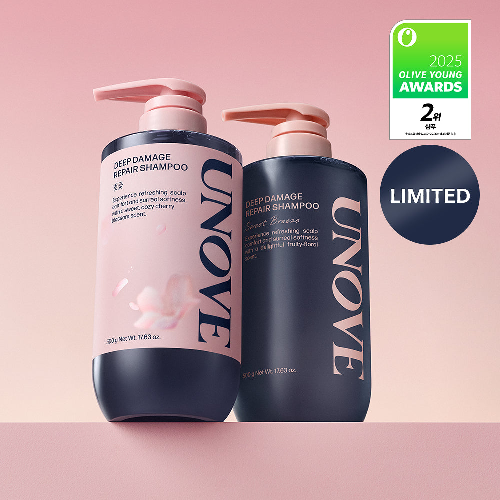 Unove洗发水500+500ml(樱花+Sweet Breeze)【限定香】
