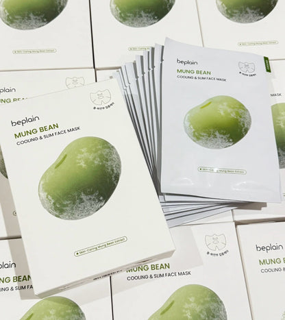 beplain绿豆冰感紧致面膜 10片