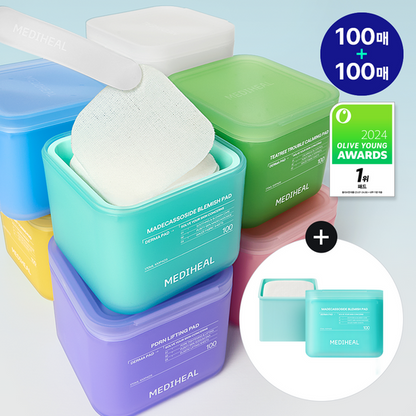 Mediheal 湿敷棉片 100片+100片替换装