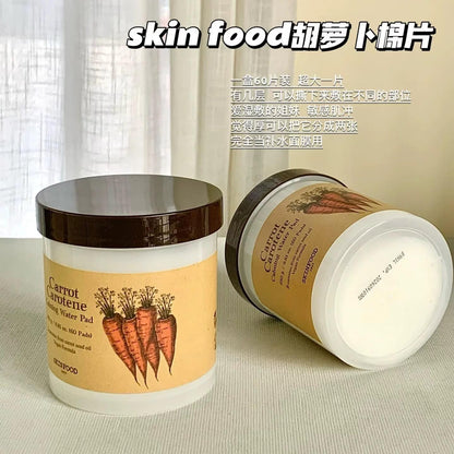 「31.05一日优惠」Skinfood 胡萝卜舒缓爽肤棉片 60+60片
